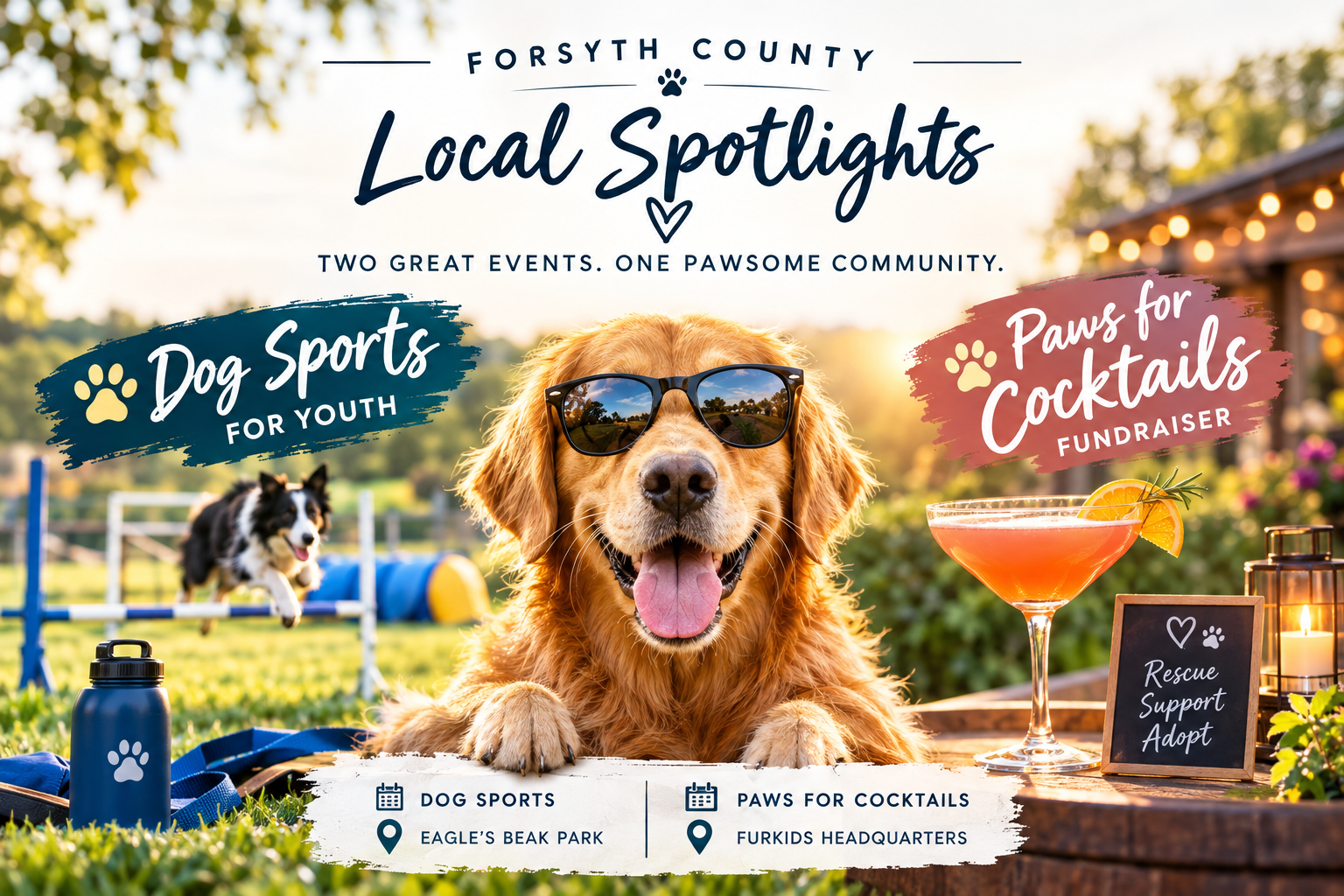 feature image of Local Spotlights: Why Forsyth County is the Perfect Place for Dog Lovers This October